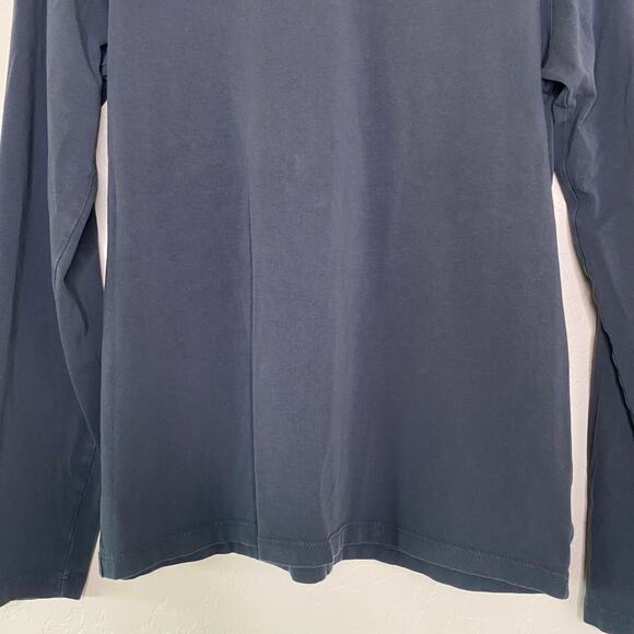 Patrick Assaraf Stream Pima Cotton Stretch Long Sleeve T-Shirt Small - Picture 4 of 10